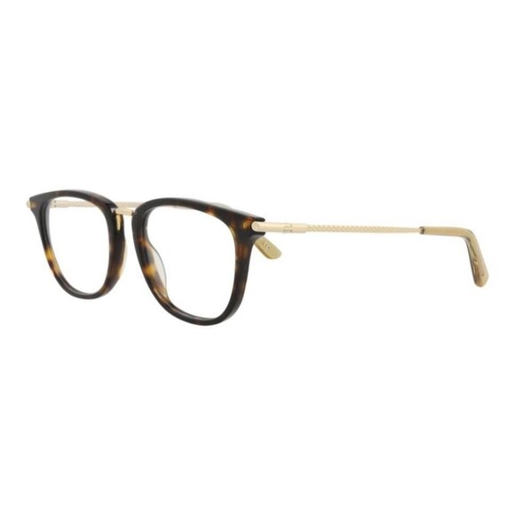 Bottega Veneta Mens Square/Rectangle Havana Gold Transparent Fashion Designer - Picture 2 of 4